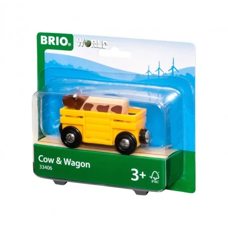 Ravensburger BRIO 63340600 Tierwagen Mit Kuh 3 Ravensburger BRIO 63340600 Tierwagen Mit Kuh