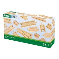 Ravensburger BRIO 63377200 Großes Schienensortiment 50, Ab 3 Jahren, Holz Und Kunststoff