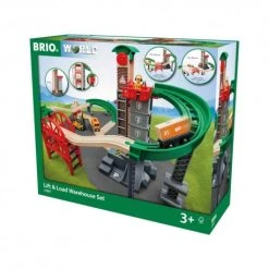 Ravensburger BRIO 63388700 Großes Lagerhaus-Set Mit Aufzug