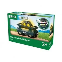 Ravensburger BRIO 63389600 Goldwaggon Mit Licht