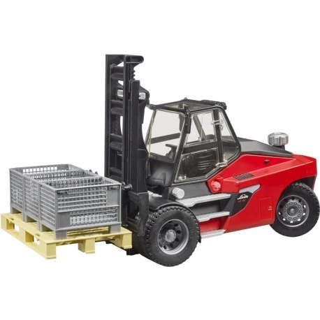 Vedes Bruder 02513 Linde HT160 Stapler Mit Palette, 3 Boxen 3 Vedes Bruder 02513 Linde HT160 Stapler Mit Palette, 3 Boxen