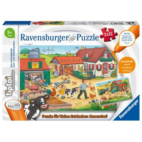 Ravensburger 00066 Tiptoi Puzzle Für Kleine Entdecker: Bauernhof Puzzl 3 Ravensburger 00066 Tiptoi Puzzle Für Kleine Entdecker: Bauernhof Puzzl