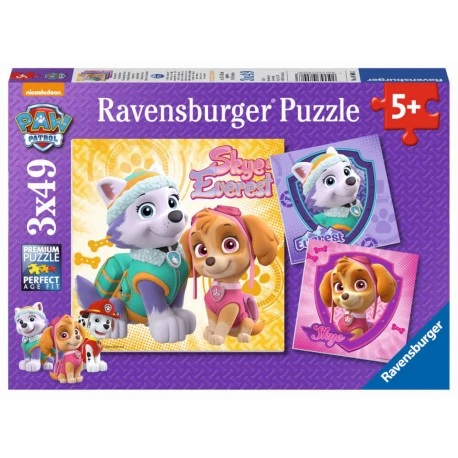Ravensburger 08008 Puzzle: Bezaubernde Hundemädchen 3x49 Teile 3 Ravensburger 08008 Puzzle: Bezaubernde Hundemädchen 3x49 Teile