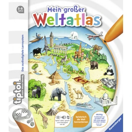 Ravensburger 32911 Tiptoi® Mein Großer Weltatlas 7 Ravensburger 32911 Tiptoi® Mein Großer Weltatlas – Bild 5