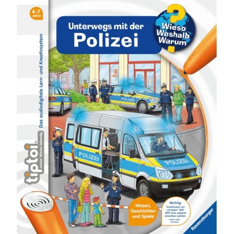 Ravensburger 32922 Tiptoi® Wieso? Weshalb? Warum? Unterwegs Polizei (Bd22) 3 Ravensburger 32922 Tiptoi® Wieso? Weshalb? Warum? Unterwegs Polizei (Bd22)