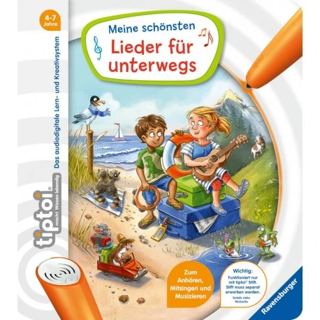 Ravensburger 55479 Tiptoi® Meine Schönsten Lieder Unterwegs 3 Ravensburger 55479 Tiptoi® Meine Schönsten Lieder Unterwegs