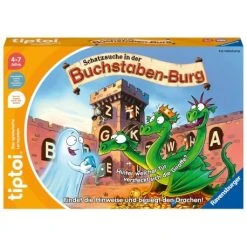 Ravensburger Tiptoi 00124 Schatzsuche In Der Buchstabenburg, Spiel Für Kinder Von 4-7 Jahren, Für 1-4 Spieler