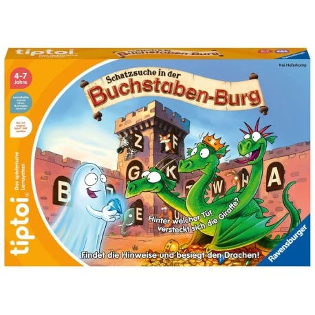 Ravensburger Tiptoi 00124 Schatzsuche In Der Buchstabenburg, Spiel Für Kinder Von 4-7 Jahren, Für 1-4 Spieler 3 Ravensburger Tiptoi 00124 Schatzsuche In Der Buchstabenburg, Spiel Für Kinder Von 4-7 Jahren, Für 1-4 Spieler