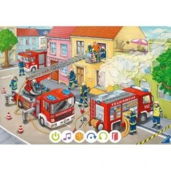 Ravensburger Tiptoi Puzzle 00133 Puzzle Für Kleine Entdecker: Rettungseinsatz, Puzzle Für Kinder Ab 3 Jahren, Für 1 Sp