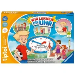 Ravensburger Tiptoi® Spiel 00126 - Wir Lernen Die Uhr - Interaktives Lernspiel Ab 6 Jahren, Mit Digitaler Und Analoger