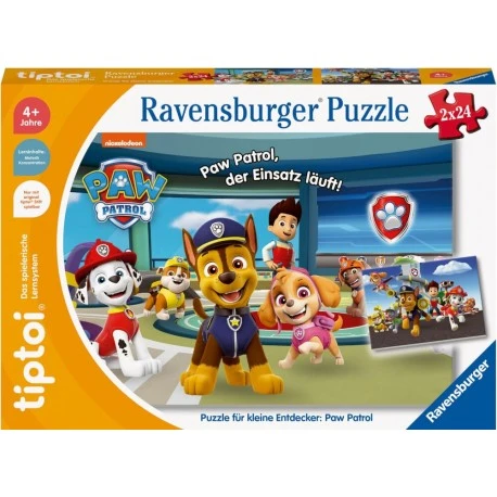 Ravensburger Tiptoi Spiel 00135 Puzzle Für Kleine Entdecker: Paw Patrol - 2x24 Teile Kinderpuzzle Ab 4 Jahren, Für Jun 3 Ravensburger Tiptoi Spiel 00135 Puzzle Für Kleine Entdecker: Paw Patrol - 2x24 Teile Kinderpuzzle Ab 4 Jahren, Für Jun