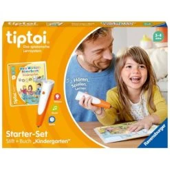 Ravensburger Tiptoi Starter-Set 00113: Stift Und Wörter-Bilderbuch Kindergarten- Lernsystem Für Kinder Ab 3 Jahren