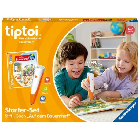 Ravensburger Tiptoi Starter-Set 00114: Stift Und Bauernhof-Buch - Lernsystem Für Kinder Ab 4 Jahren 3 Ravensburger Tiptoi Starter-Set 00114: Stift Und Bauernhof-Buch - Lernsystem Für Kinder Ab 4 Jahren