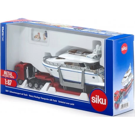 SIKU 1849 Schwertransport Mit Yacht 1:87 4 SIKU 1849 Schwertransport Mit Yacht 1:87 – Bild 2