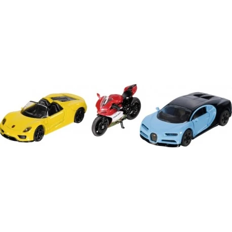 SIKU 6313 Sportwagen Und Motorrad 3 SIKU 6313 Sportwagen Und Motorrad