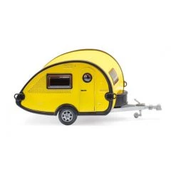 WIKING Wohnwagen (T@B) - Gelb/schwarz